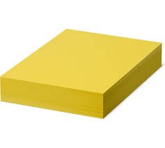 бумага цветная (интенсив желтая ) Брауберг А4/500л