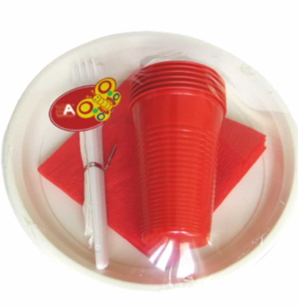 набор Пикник ДК красный ст.