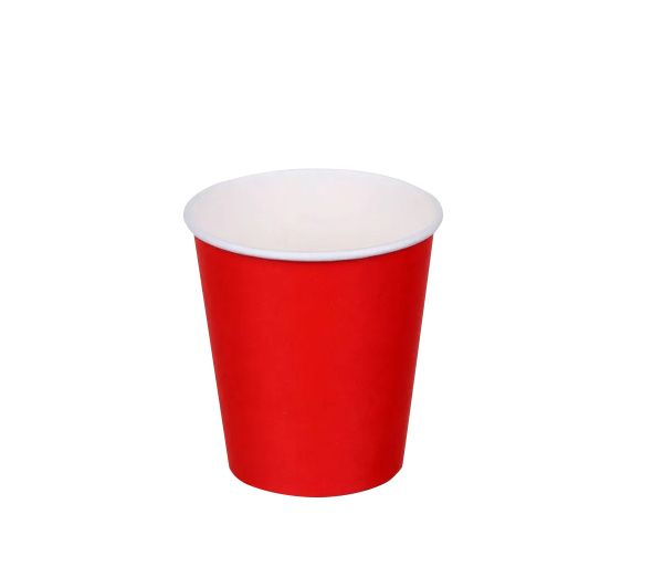 стакан бум. 250 мл Красный