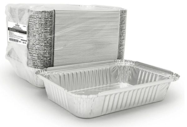 контейнер алюминиевый прямоугольный Paterra (146х121 h=40)/50