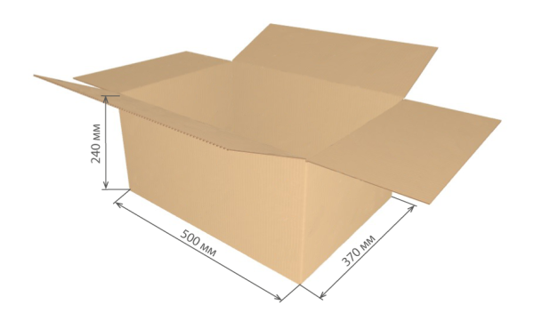 гофроящик 500х370х240 Т22С/20-25 шт *