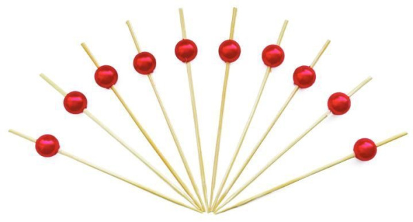 пика бамбук Красный жемчуг 90 мм/100*