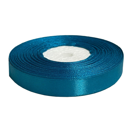 Лента атласная 12 мм  (голубой) 33 м