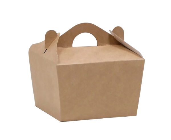 коробка бум. д/торта 120х120х85 бенто крафт/10 *