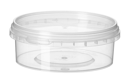 банка 0,125л прозрачная прозрачная крышка/1120