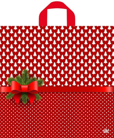 пакет петл. 42х44 Ёлочки-горошки НГ