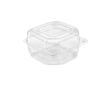 контейнер УЮ К-13 В с крышкой ПЭТ размер 125*125*80 мм