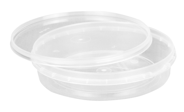 банка 0,27л прозрачная с прозрачной крышкой d=94 ПМ