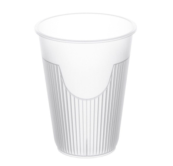 стакан 250 мл РР для горячих напитков прозрач. d=90/ 13*