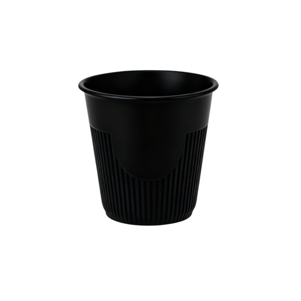 стакан 250 мл РР для горячих напитков черный d=90/ 13*