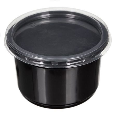контейнер СпК-115 500мл черное дно с крышкой