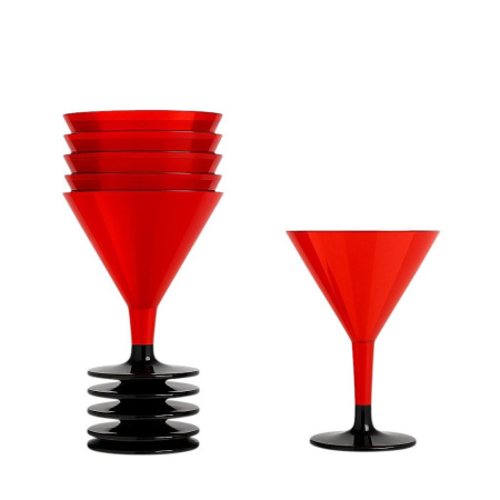 бокал для мартини /6 в ассортименте