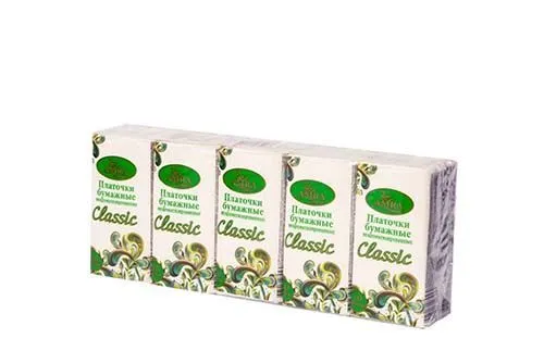 платочки носовые бумажные /10