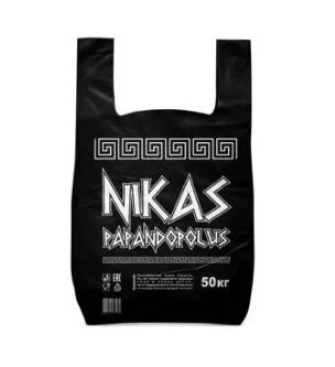 майки 30х55 Nikas ПНД черн/100 35 мкм *