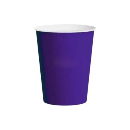 стакан бум. 250 мл Фиолетовый