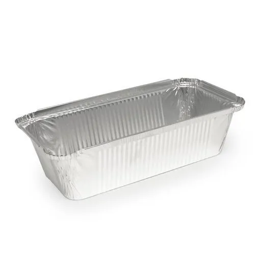 контейнер алюминиевый КОМПЛЕКТ прям. Paterra (217х113 h=53) с крышкой