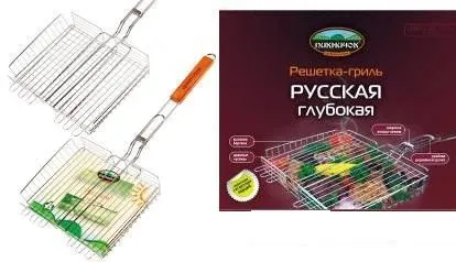 решетка д/барбекю Русская глубокая ПИКНИЧОК