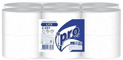 бумага туалетная 200 м, 100% белизны PROtissue